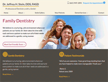 Tablet Screenshot of drjeffreystein.com